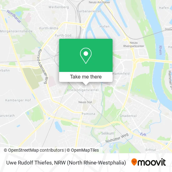 Карта Uwe Rudolf Thiefes