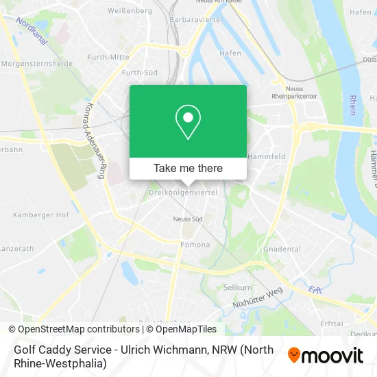 Карта Golf Caddy Service - Ulrich Wichmann