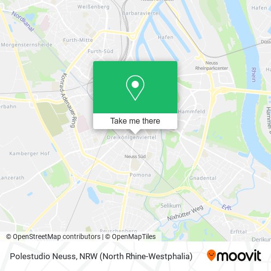 Polestudio Neuss map