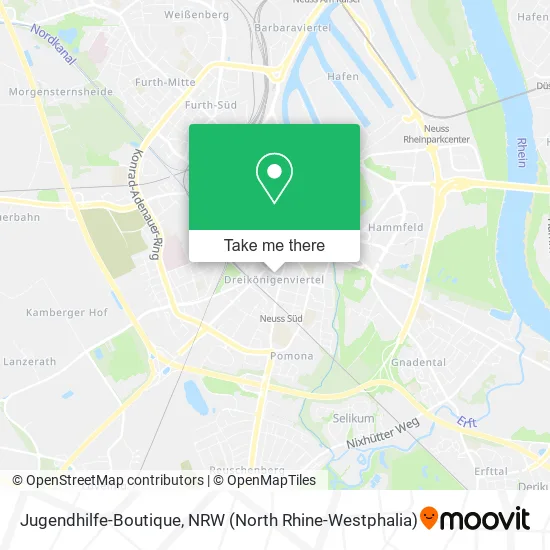 Jugendhilfe-Boutique map