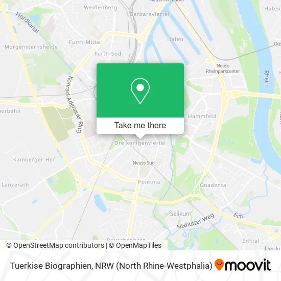 Карта Tuerkise Biographien