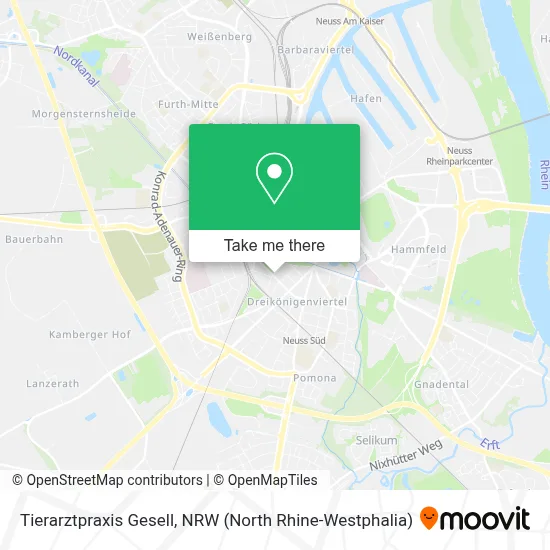 Tierarztpraxis Gesell map