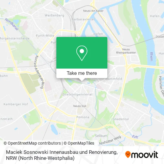 Карта Maciek Sosnowski Innenausbau und Renovierung