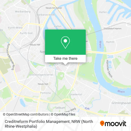 Creditreform Portfolio Management map