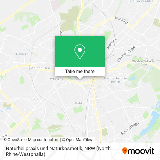 Карта Naturheilpraxis und Naturkosmetik