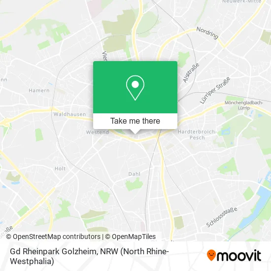 Карта Gd Rheinpark Golzheim