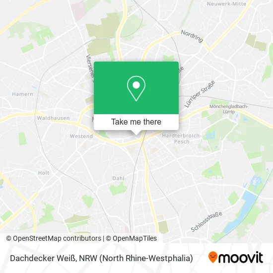 Карта Dachdecker Weiß