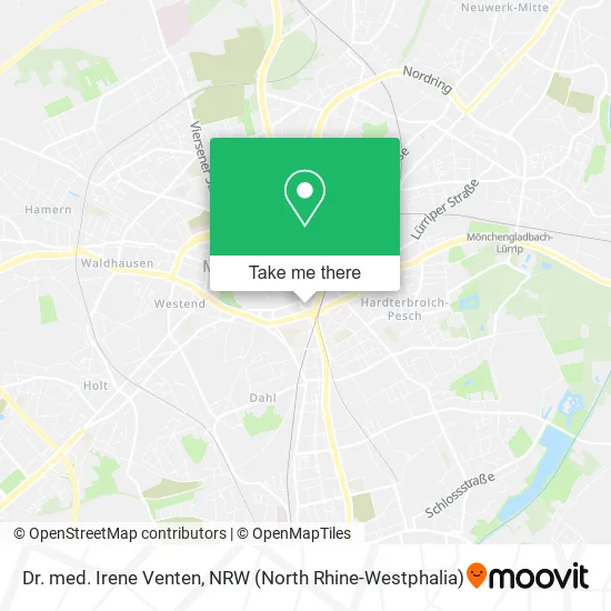 Карта Dr. med. Irene Venten