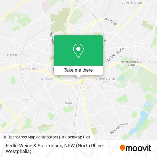 Карта Redle-Weine & Spirituosen