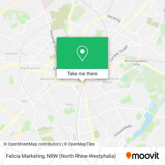 Felicia Marketing map