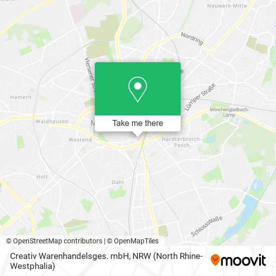 Карта Creativ Warenhandelsges. mbH