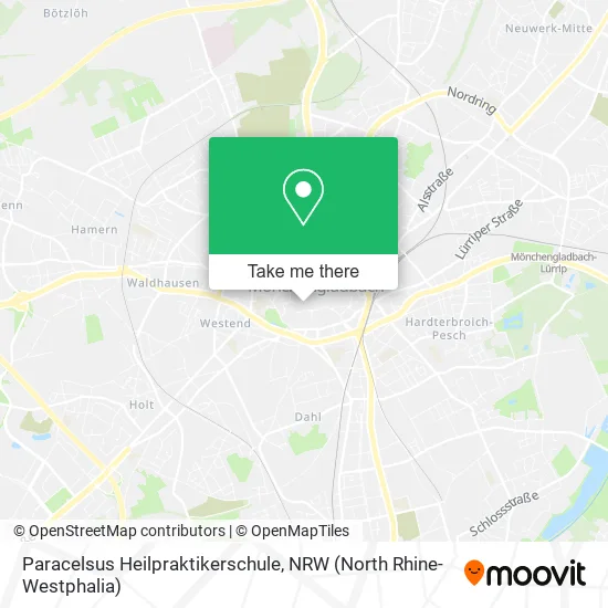 Карта Paracelsus Heilpraktikerschule