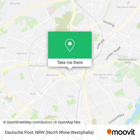 Карта Deutsche Post