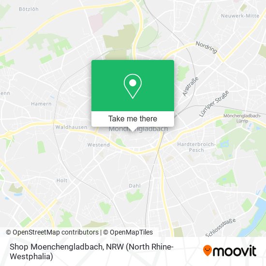 Карта Shop Moenchengladbach