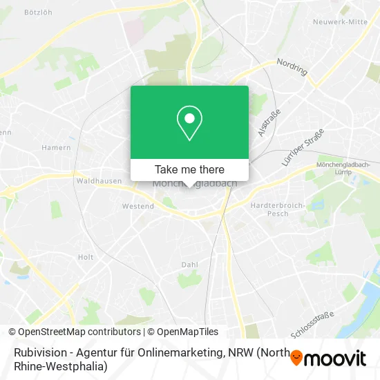 Карта Rubivision - Agentur für Onlinemarketing
