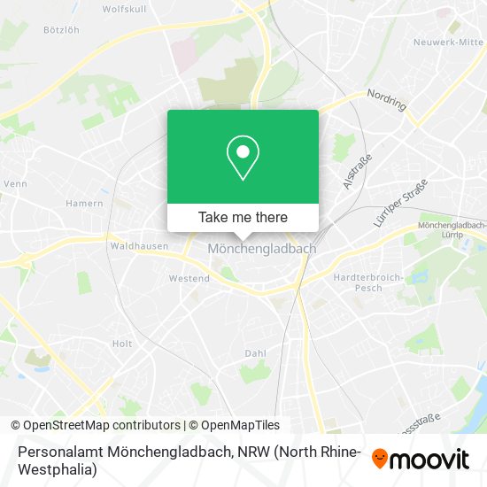 Personalamt Mönchengladbach map