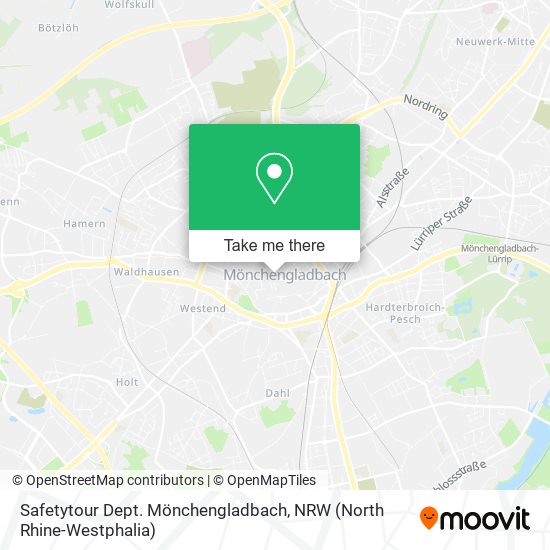 Safetytour Dept. Mönchengladbach map