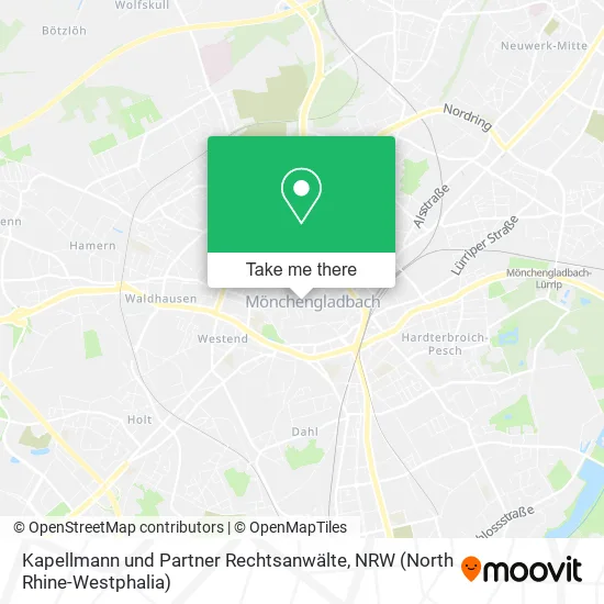 Карта Kapellmann und Partner Rechtsanwälte