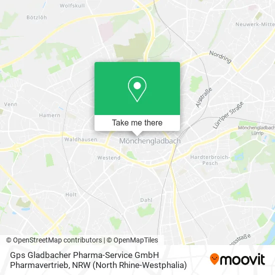 Карта Gps Gladbacher Pharma-Service GmbH Pharmavertrieb