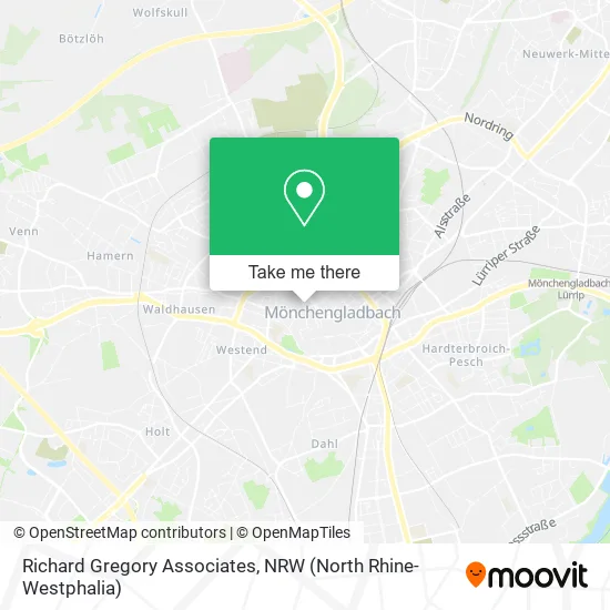 Карта Richard Gregory Associates