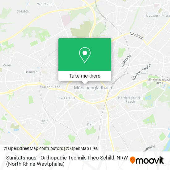 Карта Sanitätshaus - Orthopädie Technik Theo Schild