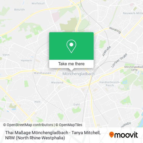 Thai Maßage Mönchengladbach - Tanya Mitchell map