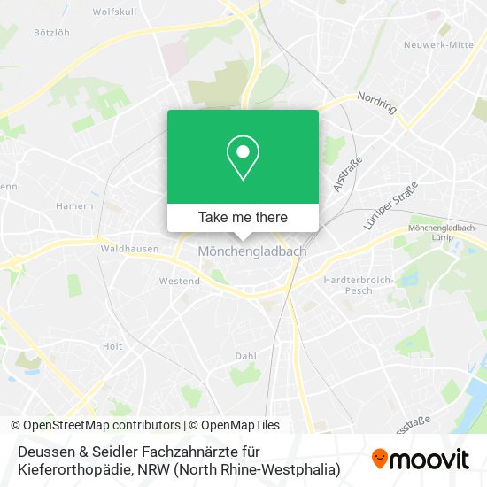 Deussen & Seidler Fachzahnärzte für Kieferorthopädie map