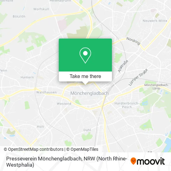 Карта Presseverein Mönchengladbach