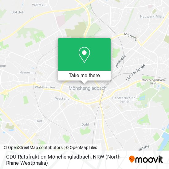CDU-Ratsfraktion Mönchengladbach map