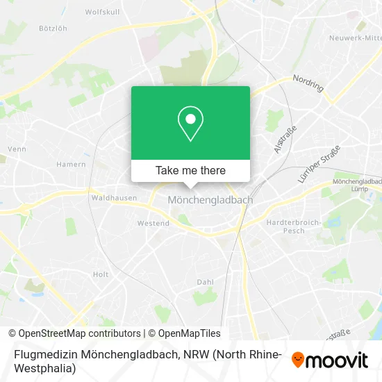 Карта Flugmedizin Mönchengladbach