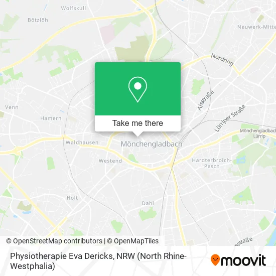 Карта Physiotherapie Eva Dericks