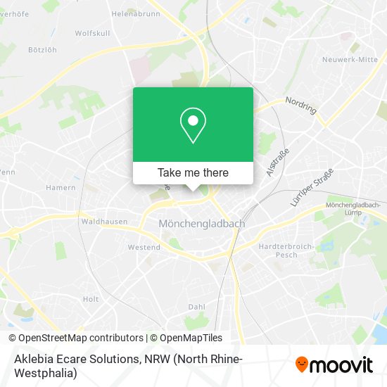 Aklebia Ecare Solutions map