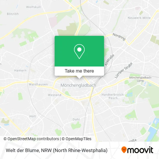 Welt der Blume map