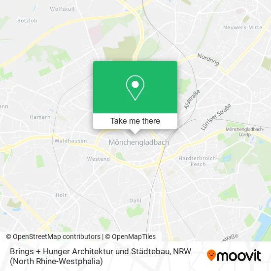 Brings + Hunger Architektur und Städtebau map