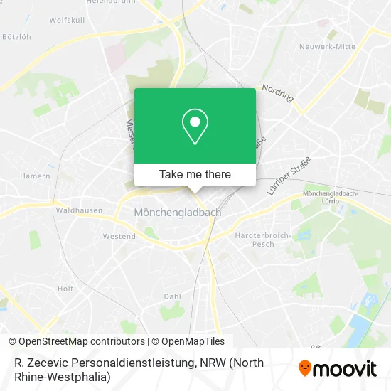 Карта R. Zecevic Personaldienstleistung