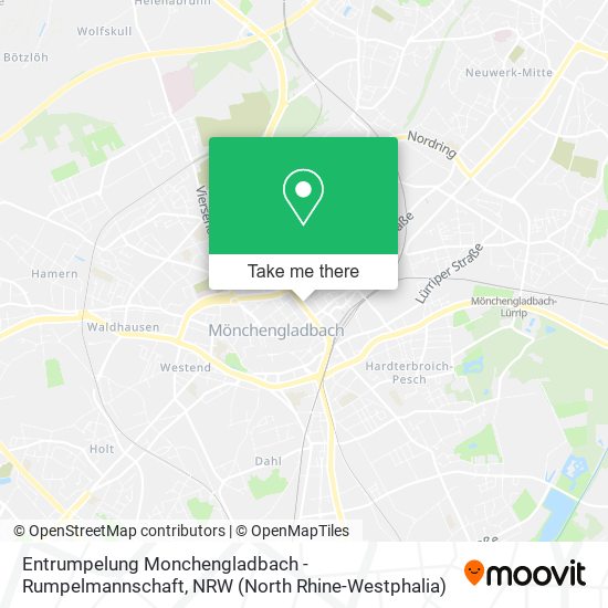 Entrumpelung Monchengladbach - Rumpelmannschaft map