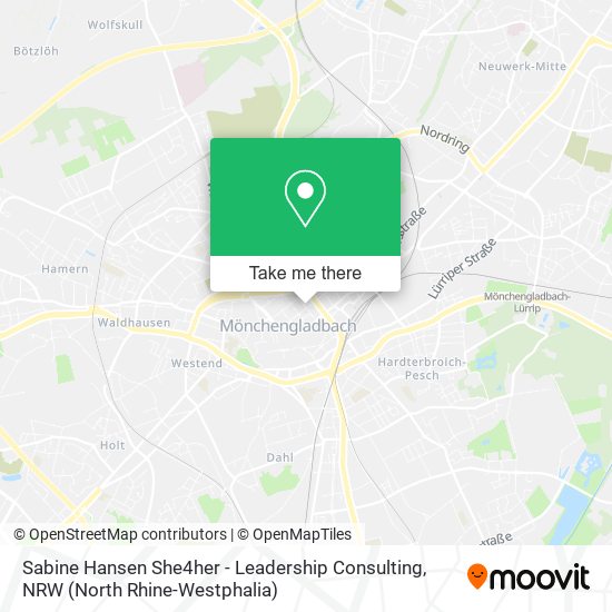 Sabine Hansen She4her - Leadership Consulting map