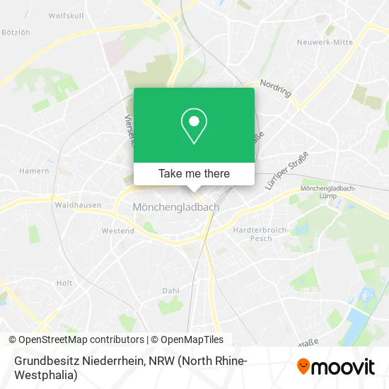 Карта Grundbesitz Niederrhein