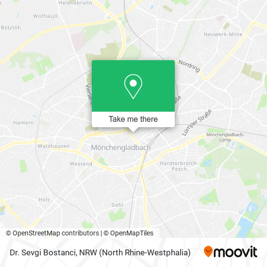 Карта Dr. Sevgi Bostanci