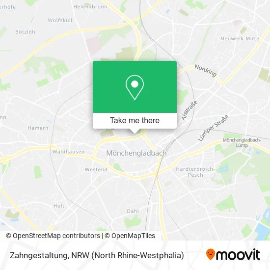 Карта Zahngestaltung