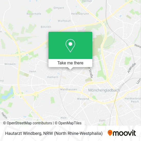 Карта Hautarzt Windberg