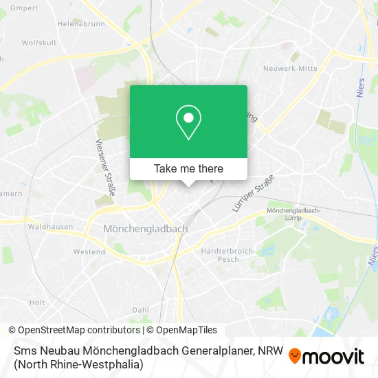 Карта Sms Neubau Mönchengladbach Generalplaner