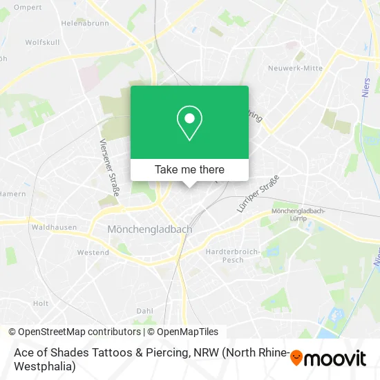 Карта Ace of Shades Tattoos & Piercing