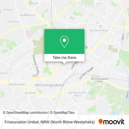 Friseursalon Unikat map