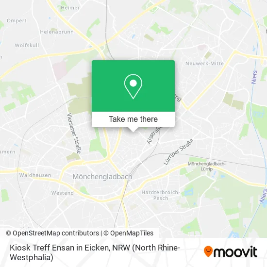 Карта Kiosk Treff Ensan in Eicken