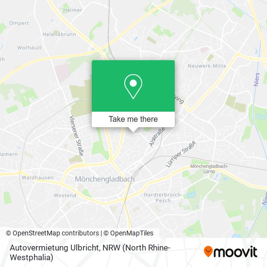 Autovermietung Ulbricht map