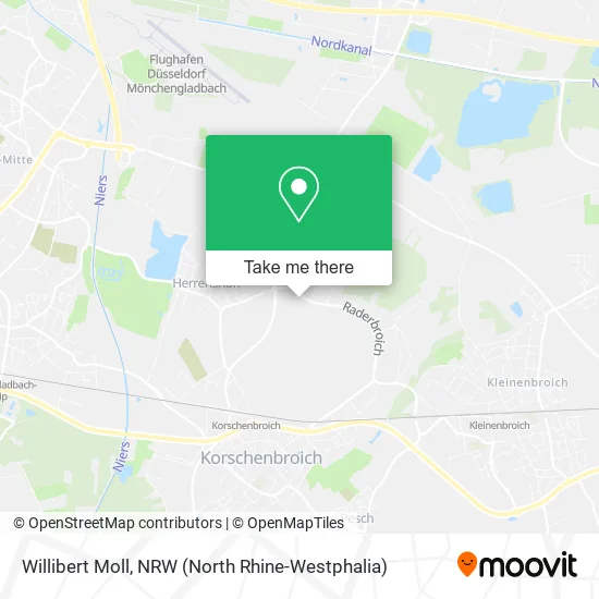 Карта Willibert Moll