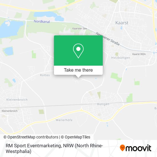 RM Sport Eventmarketing map