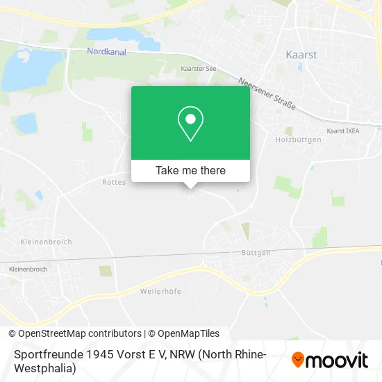 Карта Sportfreunde 1945 Vorst E V