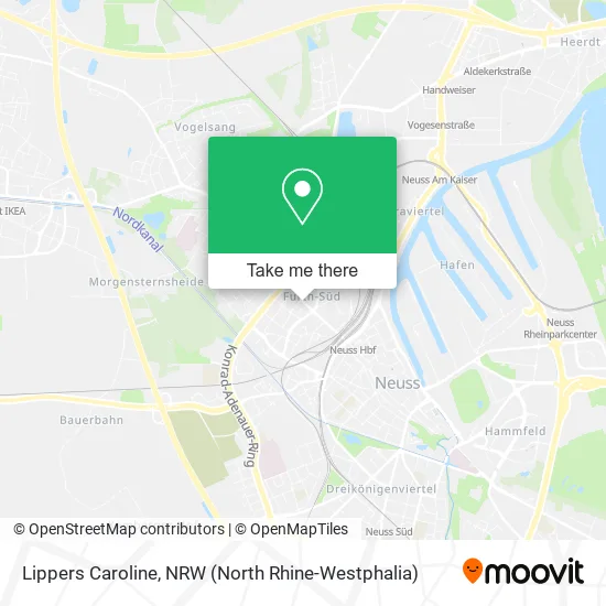 Lippers Caroline map